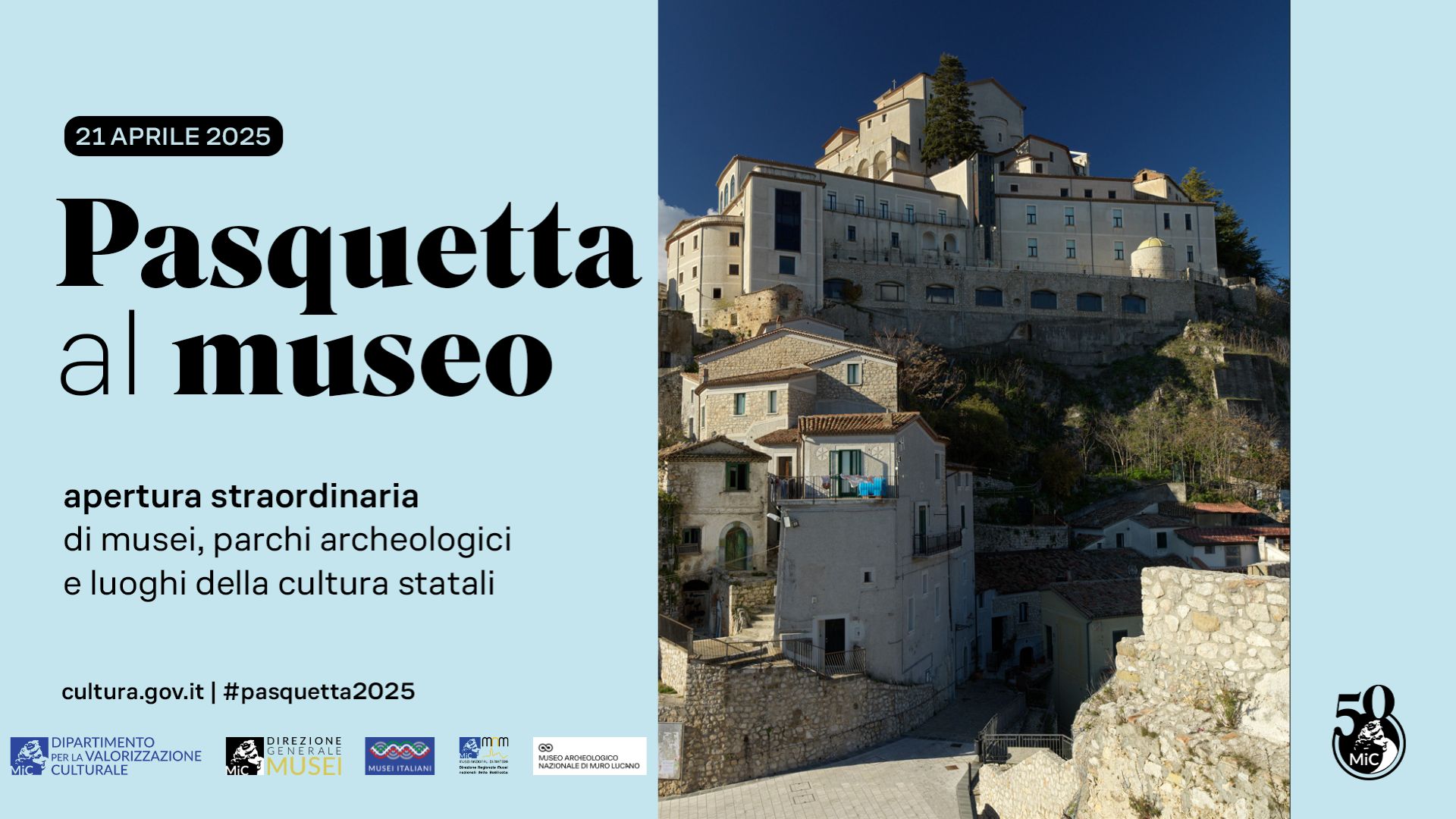 Museo Archeologico Nazionale di Muro Lucano - Apertura Pasquetta 2025